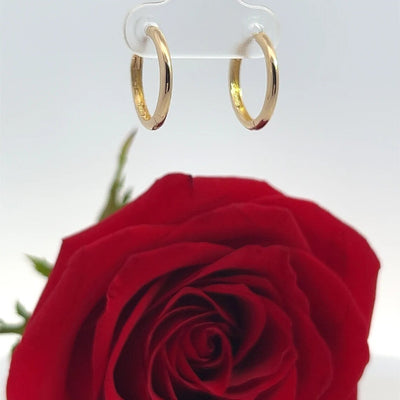 Tiny Simple Hoop Earrings • 14k Gold Dainty Earrings • Huggie Hoops Earrings • Patterned Earrings • Minimalist Earrings • Gift for Her
