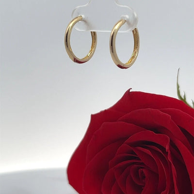 Tiny Simple Hoop Earrings • 14k Gold Dainty Earrings • Huggie Hoops Earrings • Patterned Earrings • Minimalist Earrings • Gift for Her