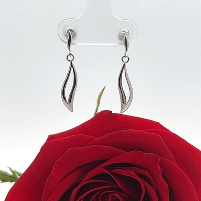 Tiny Drop Earrings in 14k Solid Gold, Small Earrings, Drop Earrings