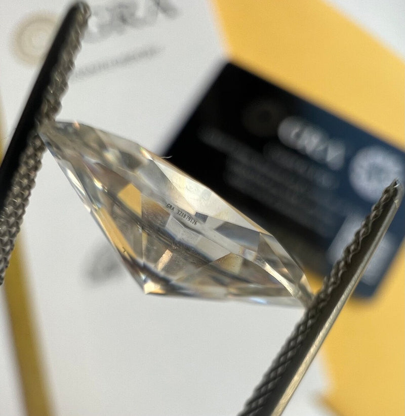 Marquise Cut GRA Certified Loose Moissanite Stones D VVS1 Sizes 5x10 mm 6x12 mm 7x14 mm USA Stock