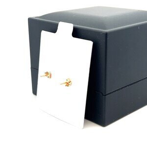 Cross Stud Earrings in 14k Solid Gold, Gift Earrings for Her, Cross Earrings, Tiny Studs