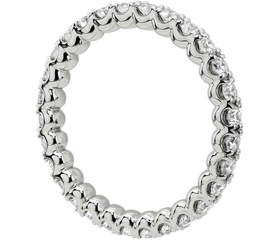 1.00CT LADIES DIAMOND ETERNITY BAND IN 14K WHITE GOLD