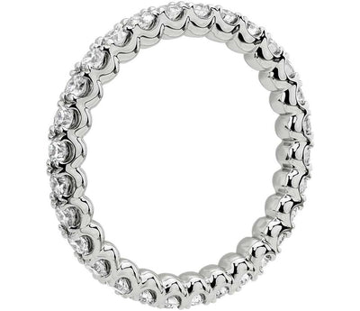 1.00CT LADIES DIAMOND ETERNITY BAND IN 14K WHITE GOLD