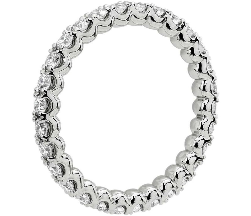 1.00CT LADIES DIAMOND ETERNITY BAND IN 14K WHITE GOLD