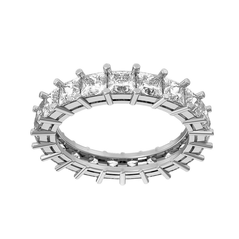 3.75ct Ladies Princess Cut Diamond Eternity Band